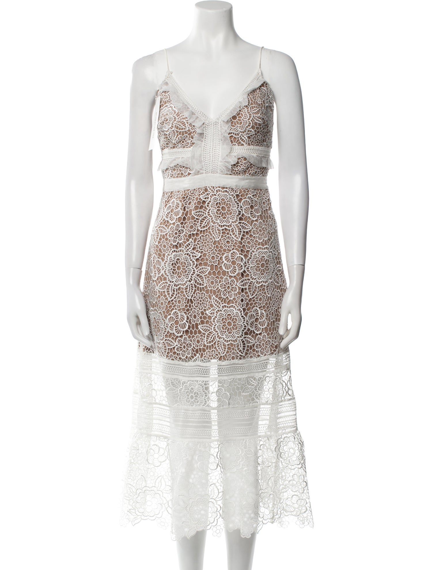 Self-Portrait Lace Mini Dress