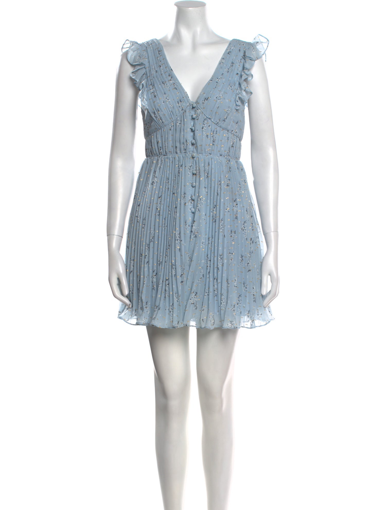 Self-Portrait Striped Mini Dress