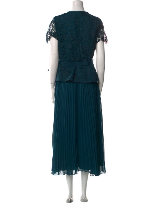 Self-Portrait Square Neckline Long Dress