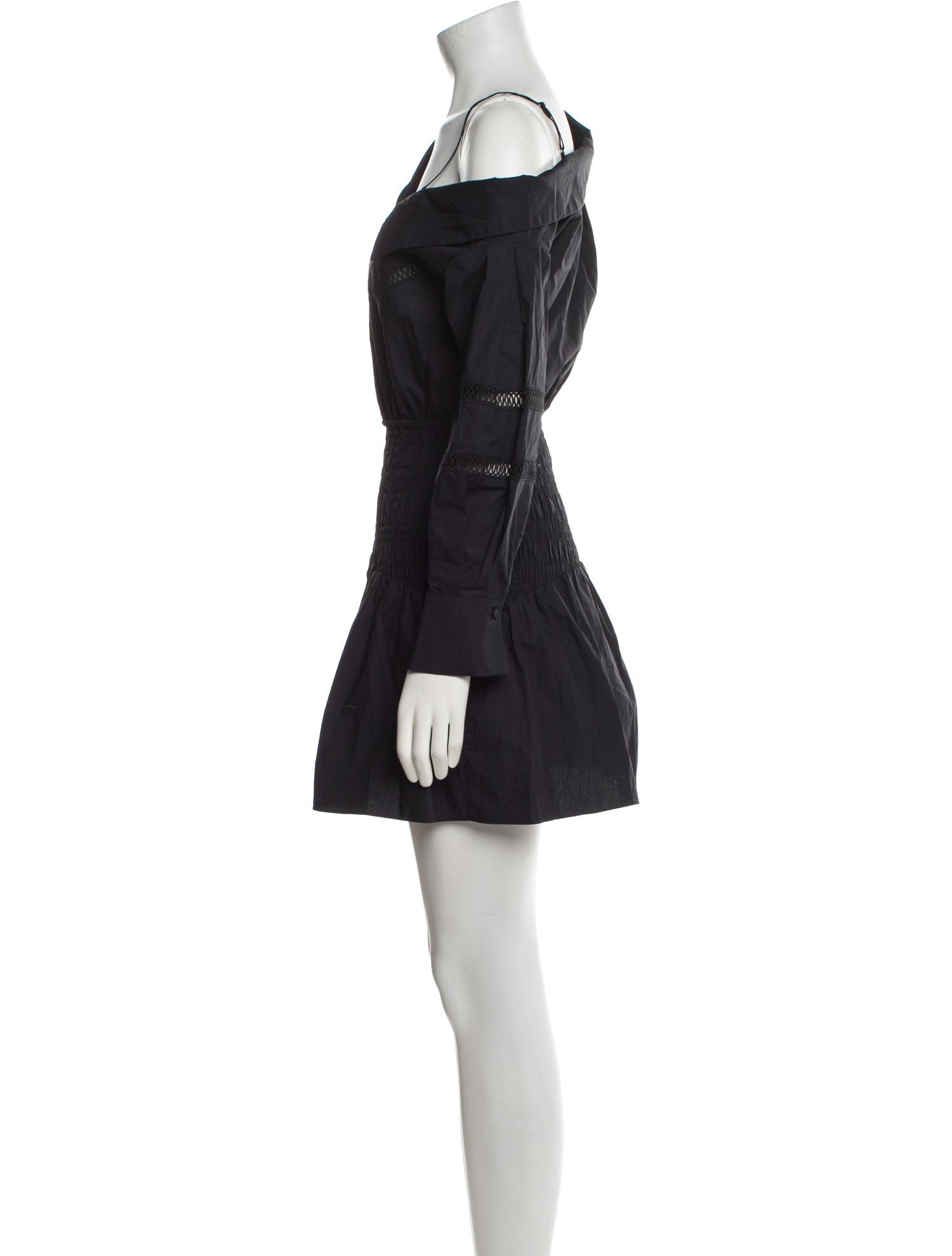 Self-Portrait V-Neck Mini Dress