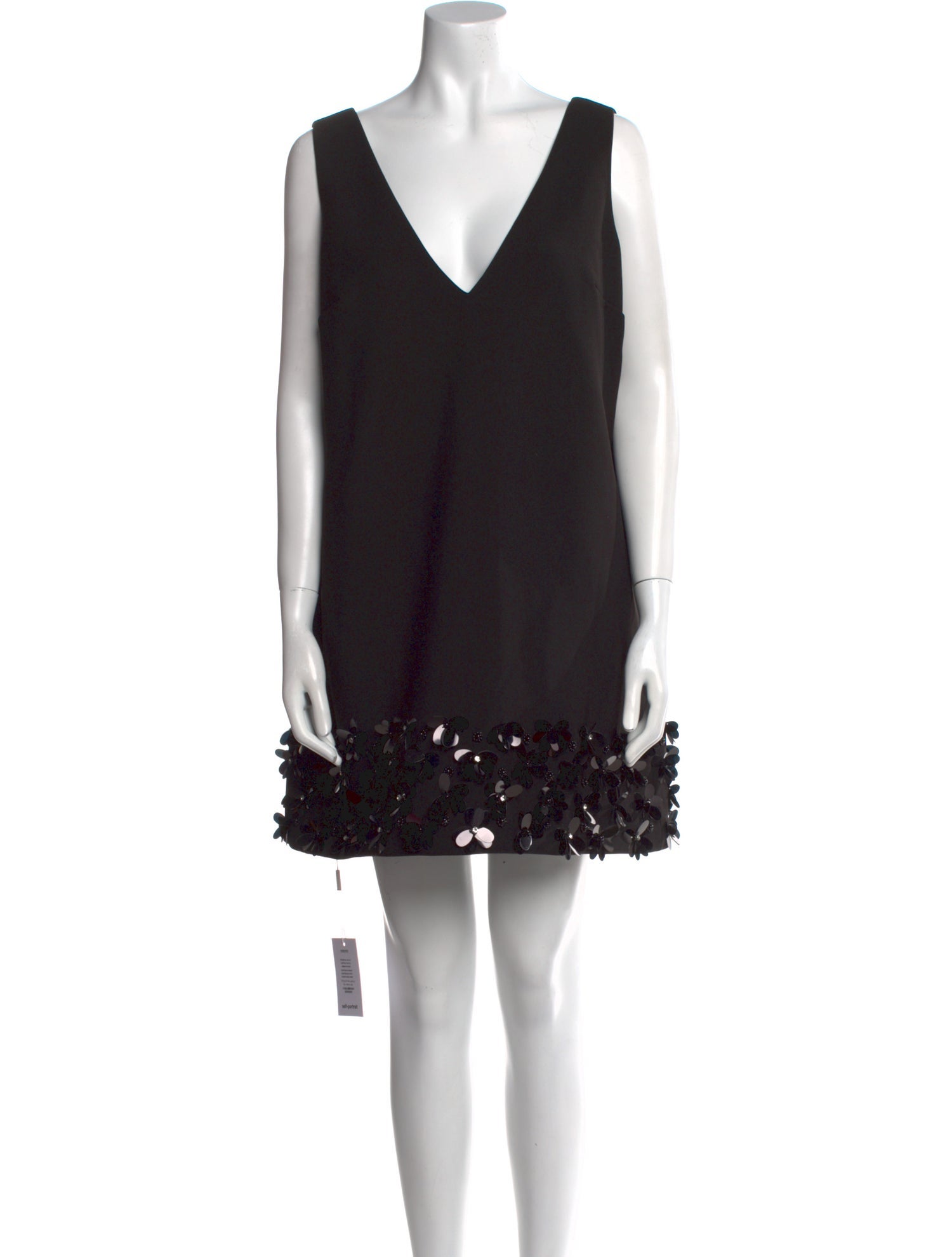 Self-Portrait V-Neck Mini Dress w/ Tags