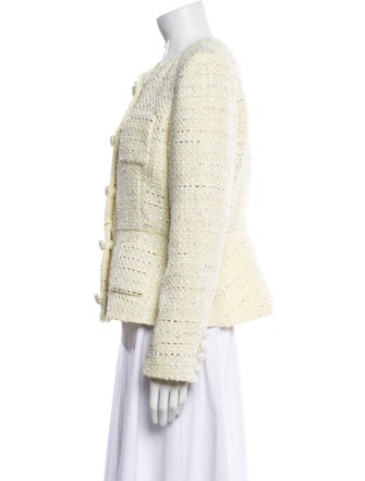 Self-Portrait Tweed Pattern Jacket