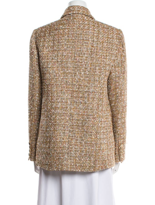 Self-Portrait Tweed Tweed Pattern Blazer