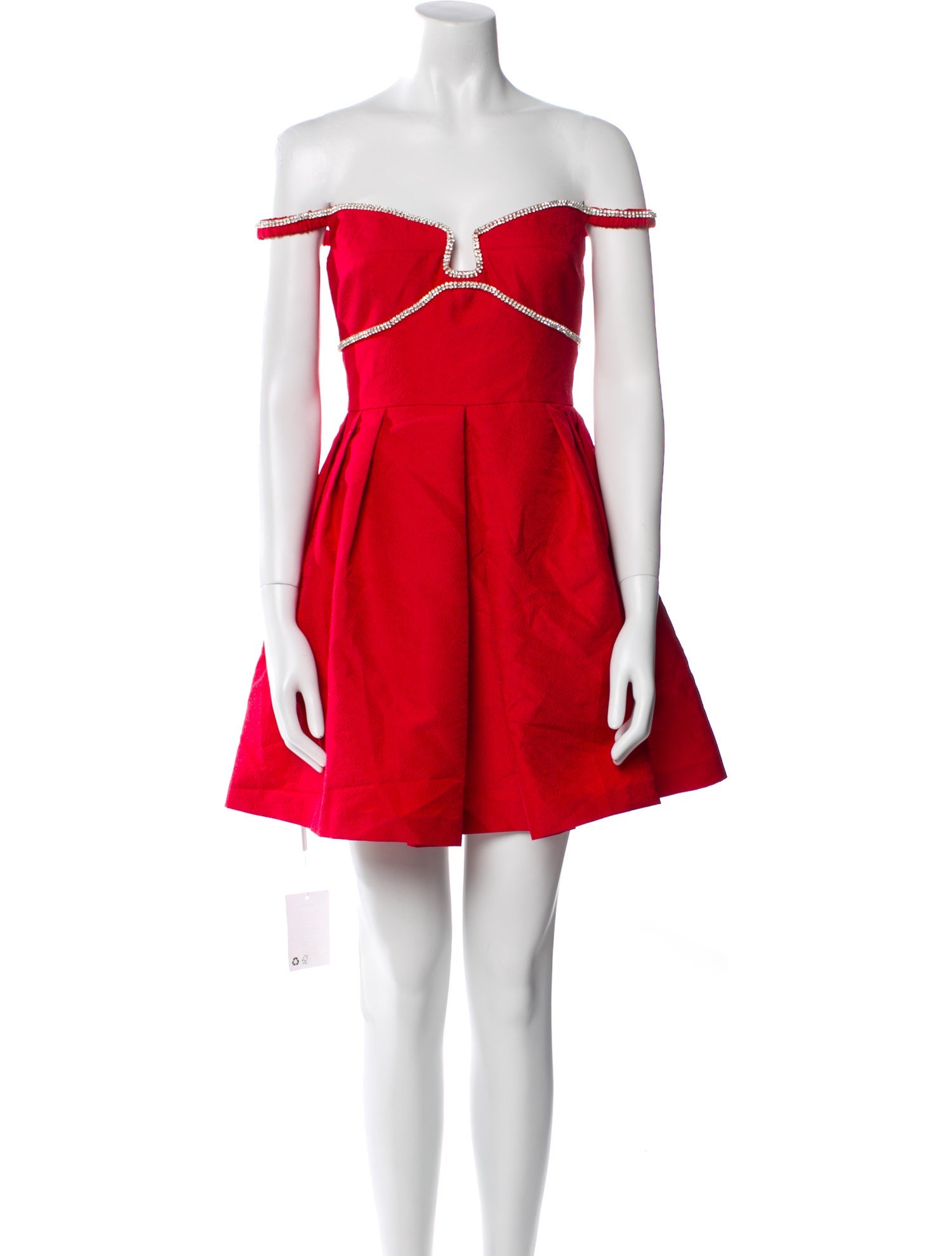 Self-Portrait Off-The-Shoulder Mini Dress w/ Tags