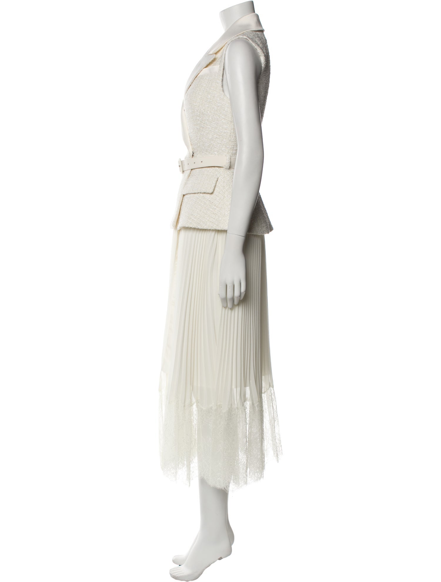 Self-Portrait V-Neck Long Dress