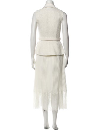 Self-Portrait V-Neck Long Dress