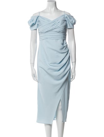 Self-Portrait Off-The-Shoulder Long Dress