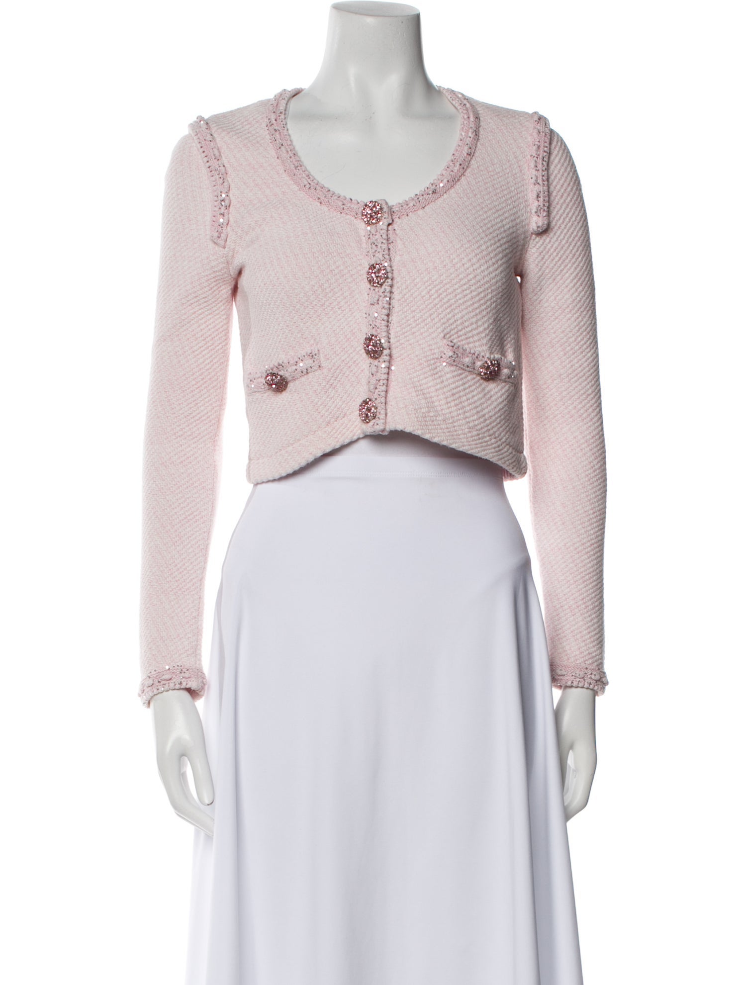 Self-Portrait Scoop Neck Sweater