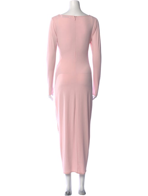 Self-Portrait Bateau Neckline Long Dress