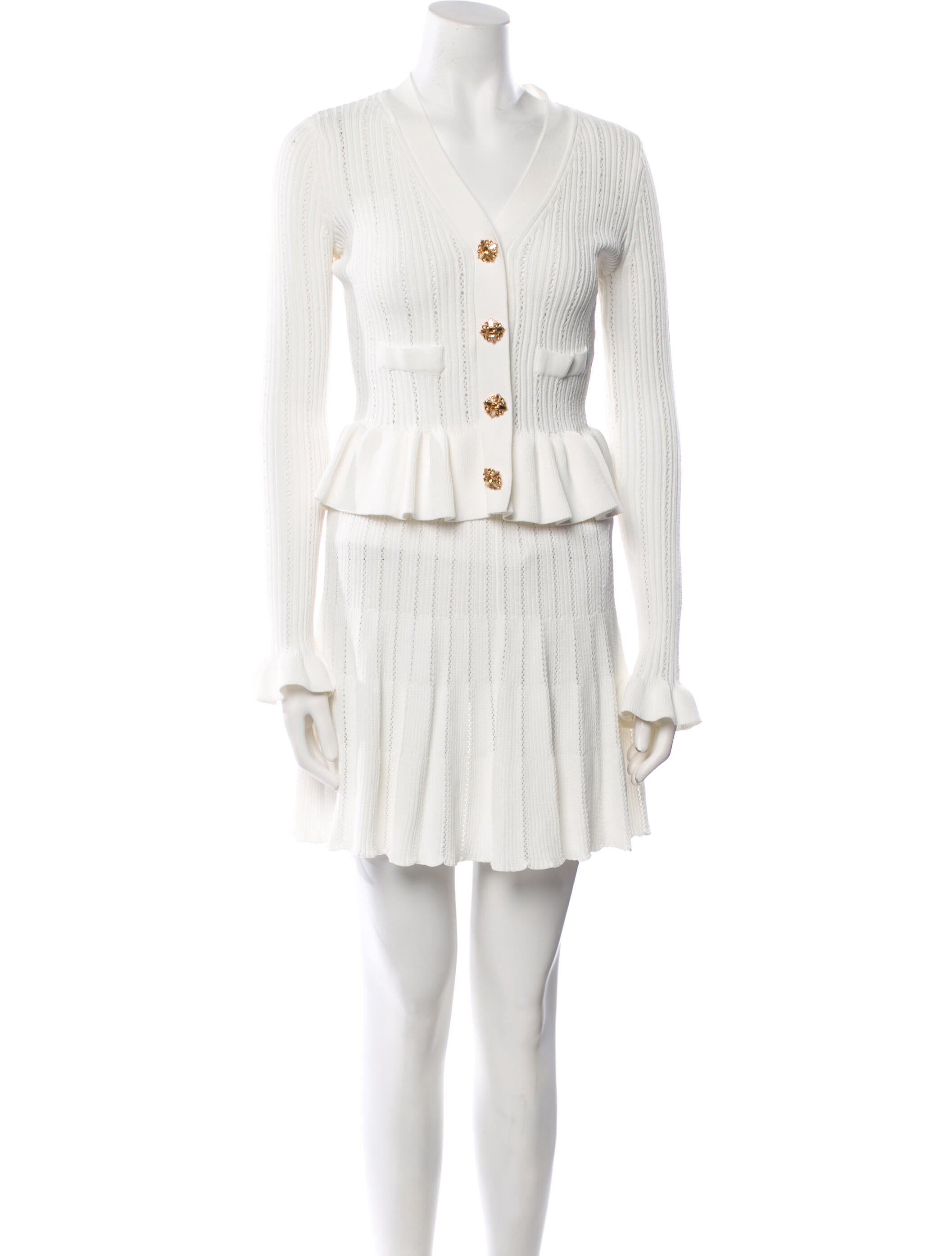 Self-Portrait V-Neck Mini Dress w/ Tags