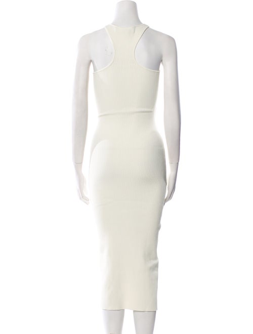 Self-Portrait Crew Neck Midi Length Dress