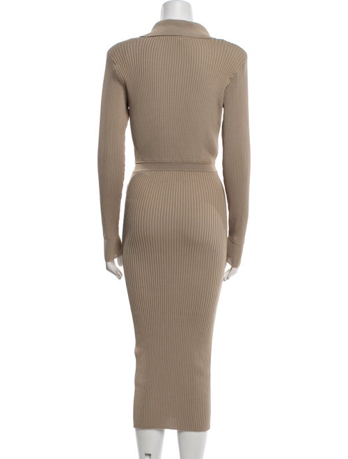 Self-Portrait V-Neck Long Dress