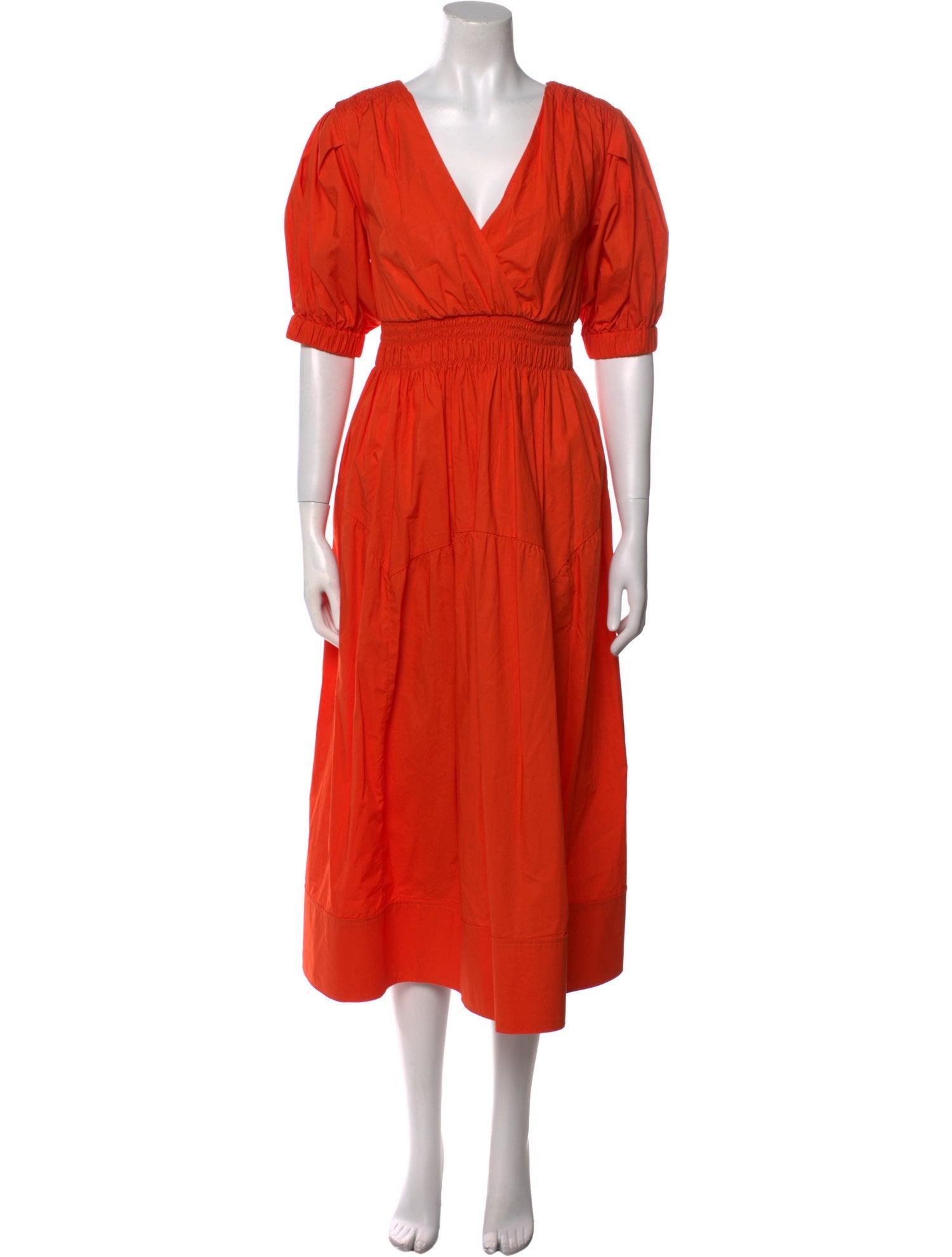 Self-Portrait V-Neck Long Dress