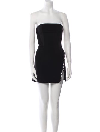 Self-Portrait Strapless Mini Dress