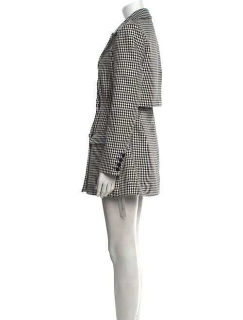 Self-Portrait Houndstooth Print Blazer
