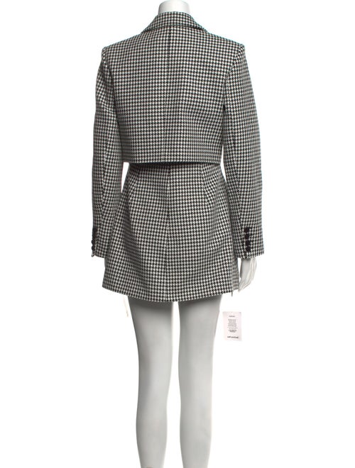 Self-Portrait Houndstooth Print Blazer