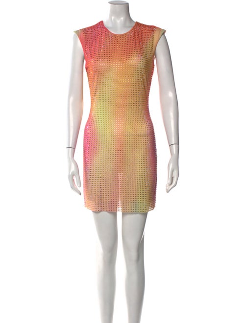 Self-Portrait Tie-Dye Print Mini Dress