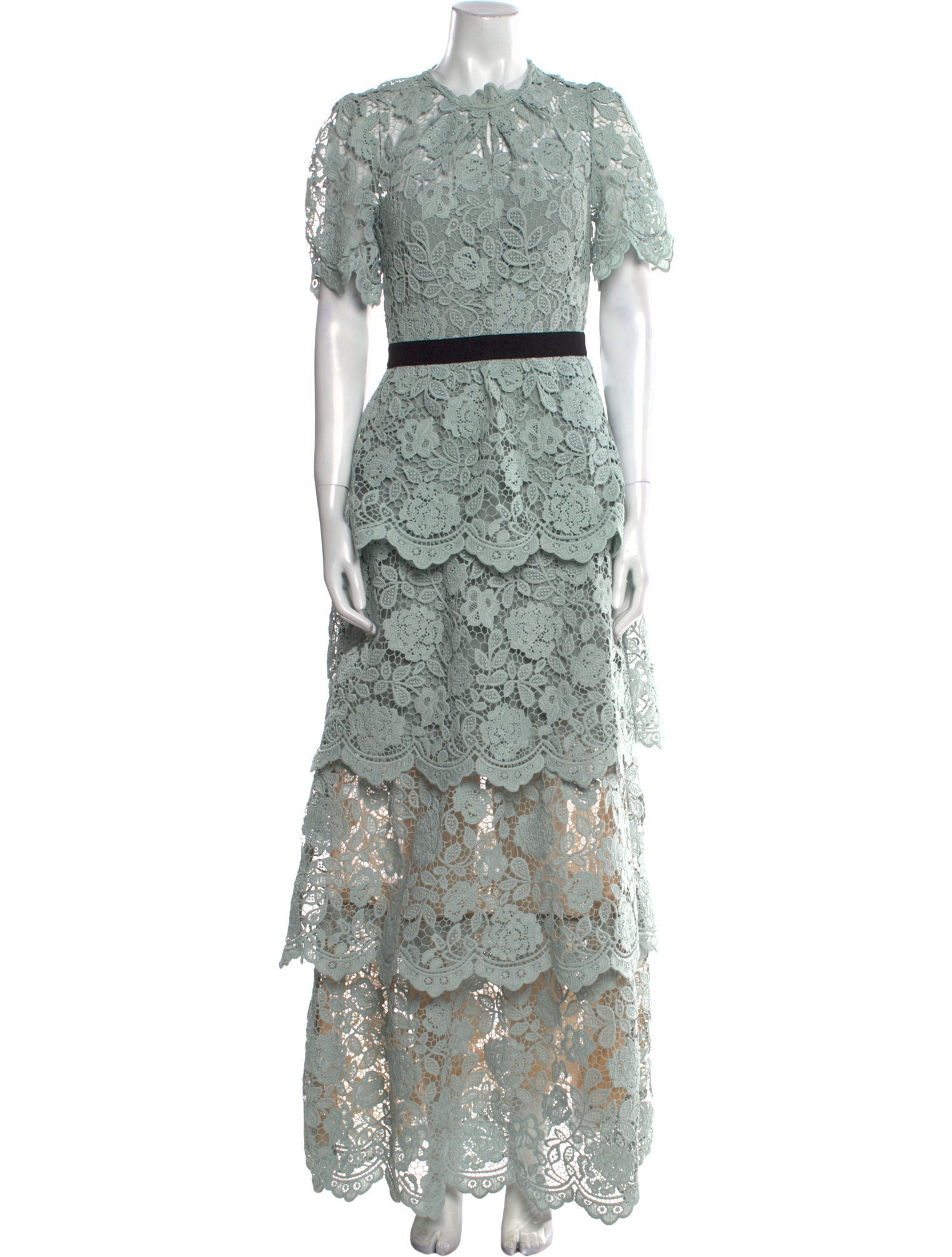 Self-Portrait Lace Pattern Long Dress w/ Tags