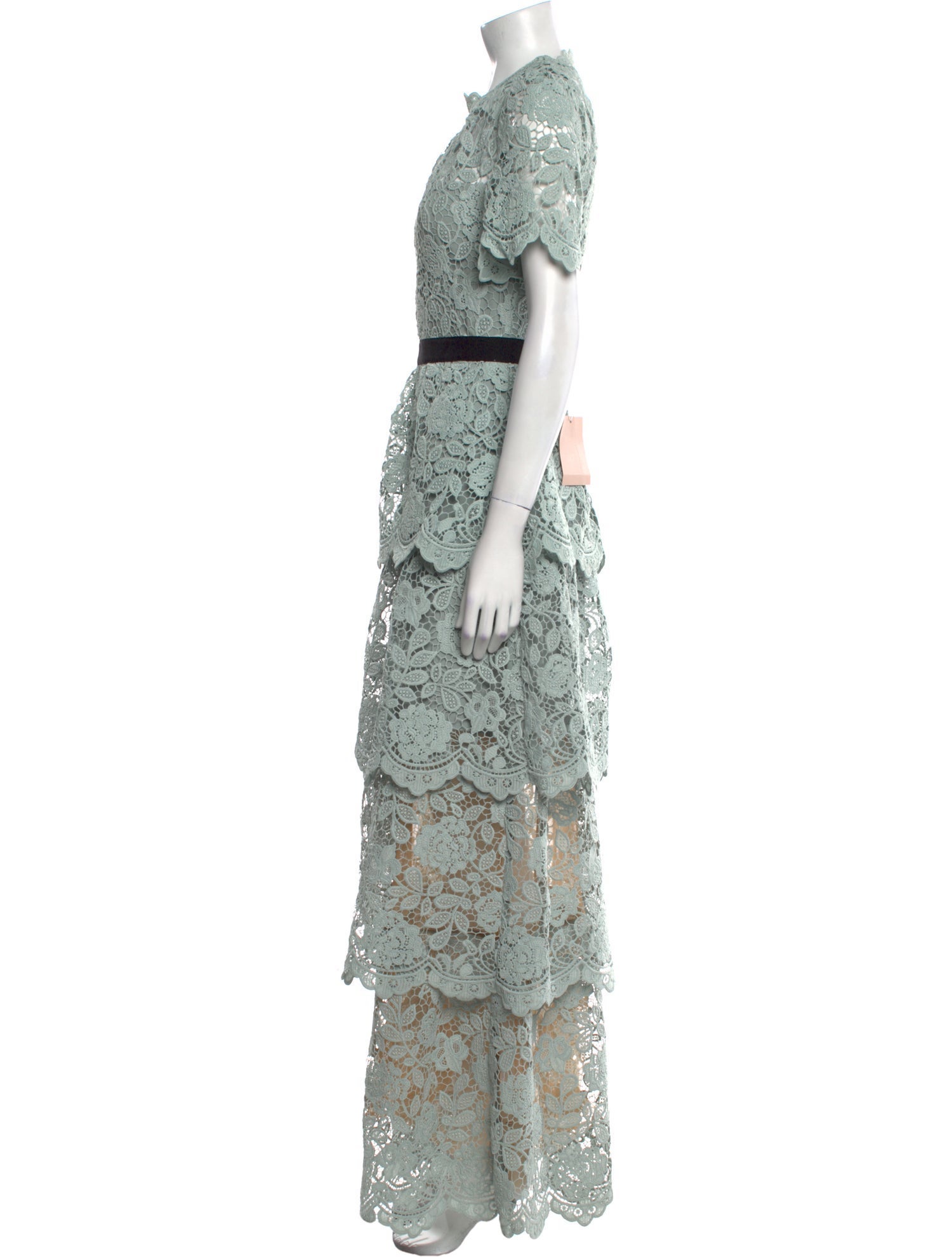 Self-Portrait Lace Pattern Long Dress w/ Tags