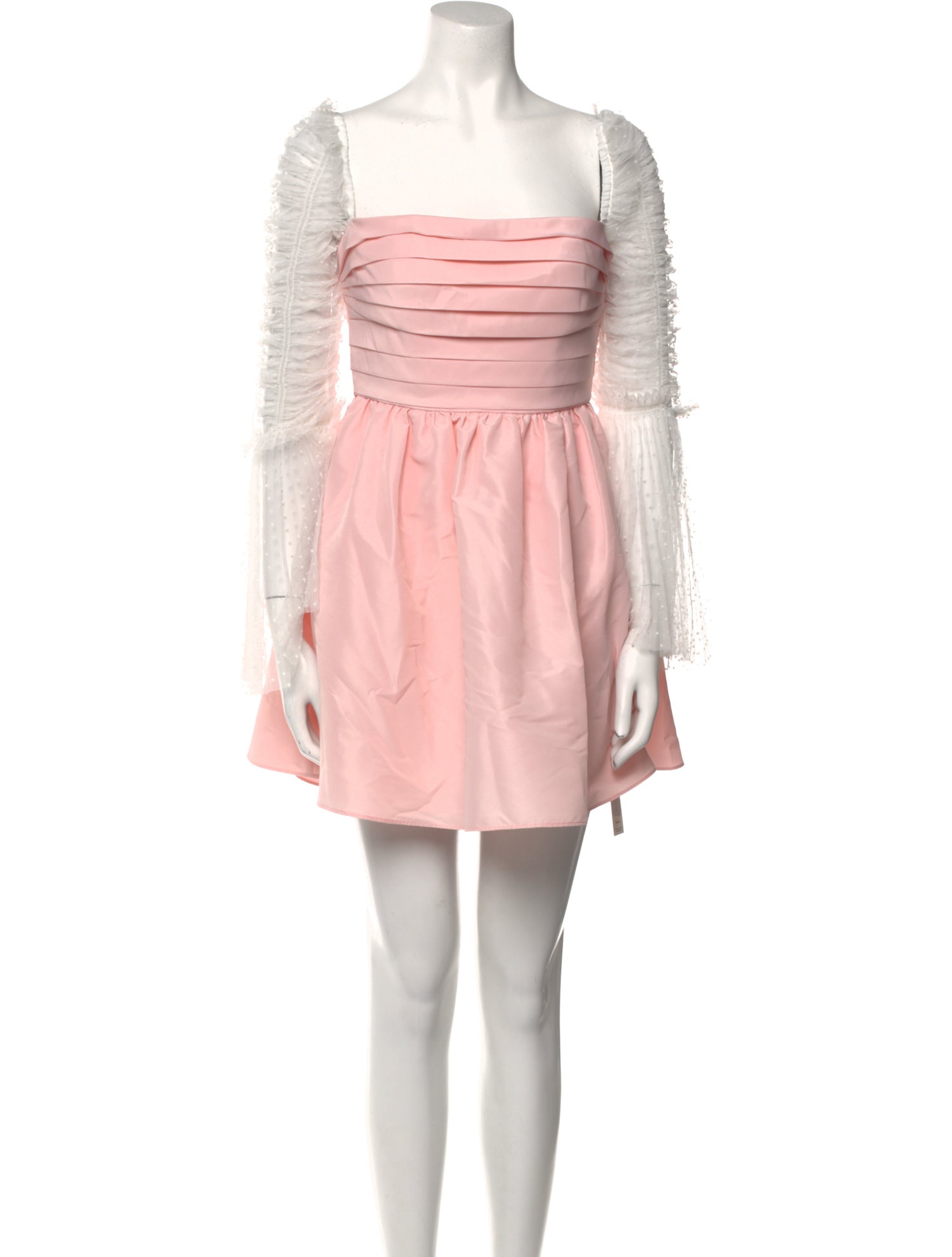 Self-Portrait Square Neckline Mini Dress