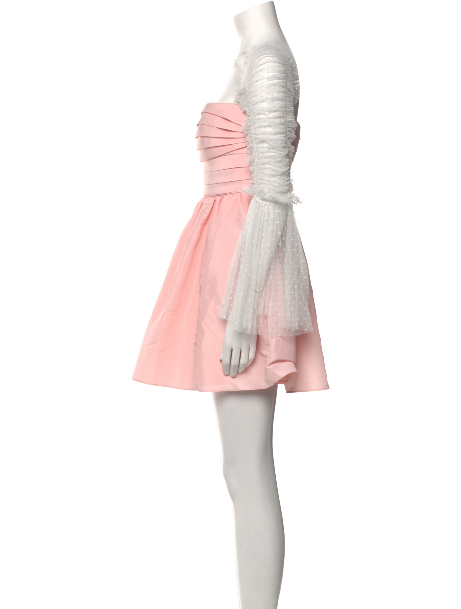 Self-Portrait Square Neckline Mini Dress