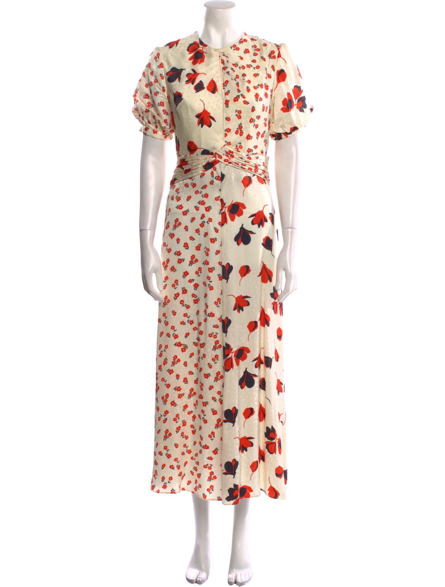 Self-Portrait Floral Print Long Dress