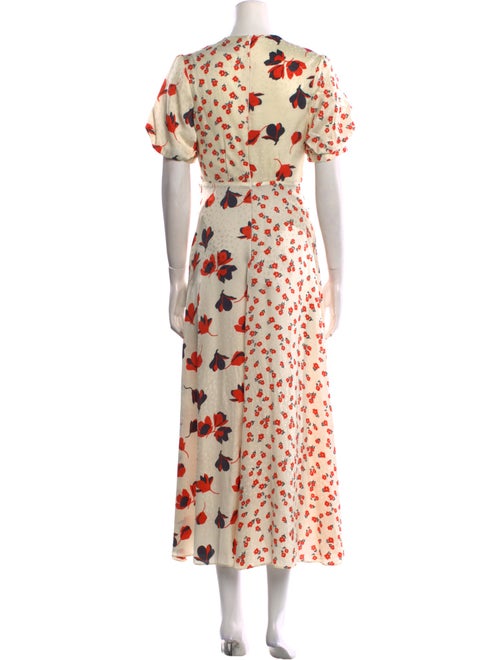 Self-Portrait Floral Print Long Dress
