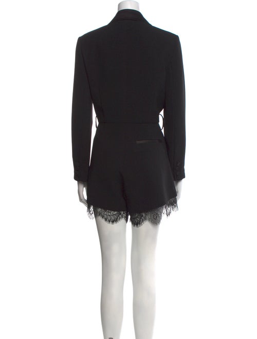 Self-Portrait Plunge Neckline Romper