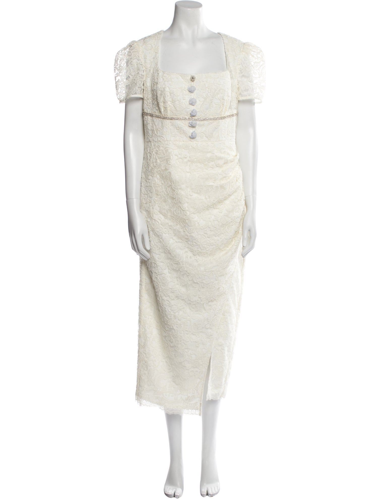 Self-Portrait Square Neckline Long Dress w/ Tags