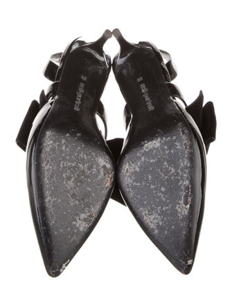 Self-Portrait Patent Leather Slingback Pumps