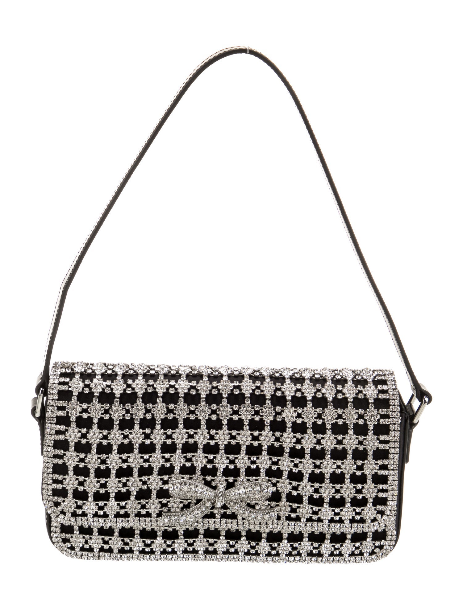 Self-Portrait Crystal Shoulder Bag