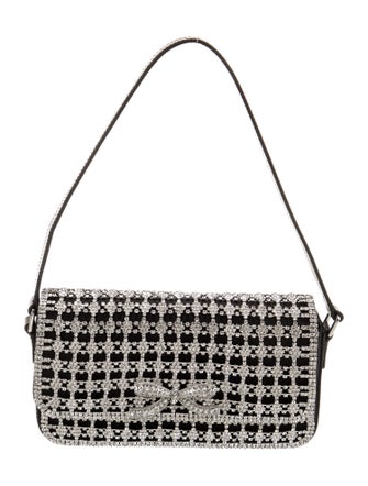Self-Portrait Crystal Shoulder Bag