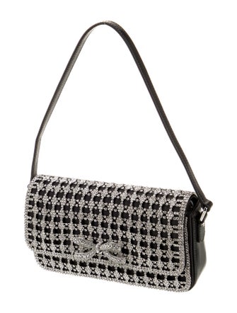Self-Portrait Crystal Shoulder Bag