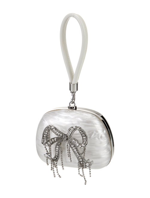 Self-Portrait Acrylic Top Handle Bag