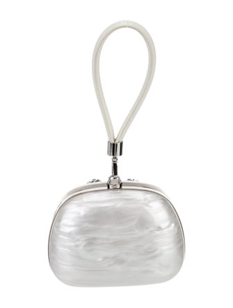Self-Portrait Acrylic Top Handle Bag