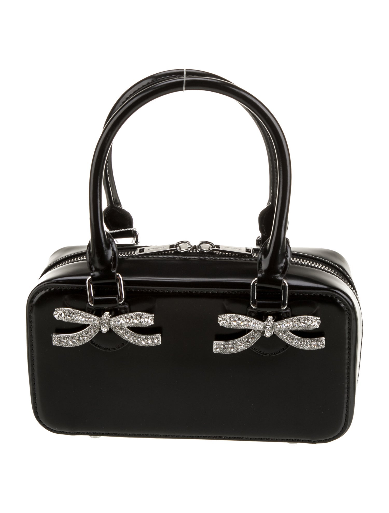 Self-Portrait Leather Top Handle Bag