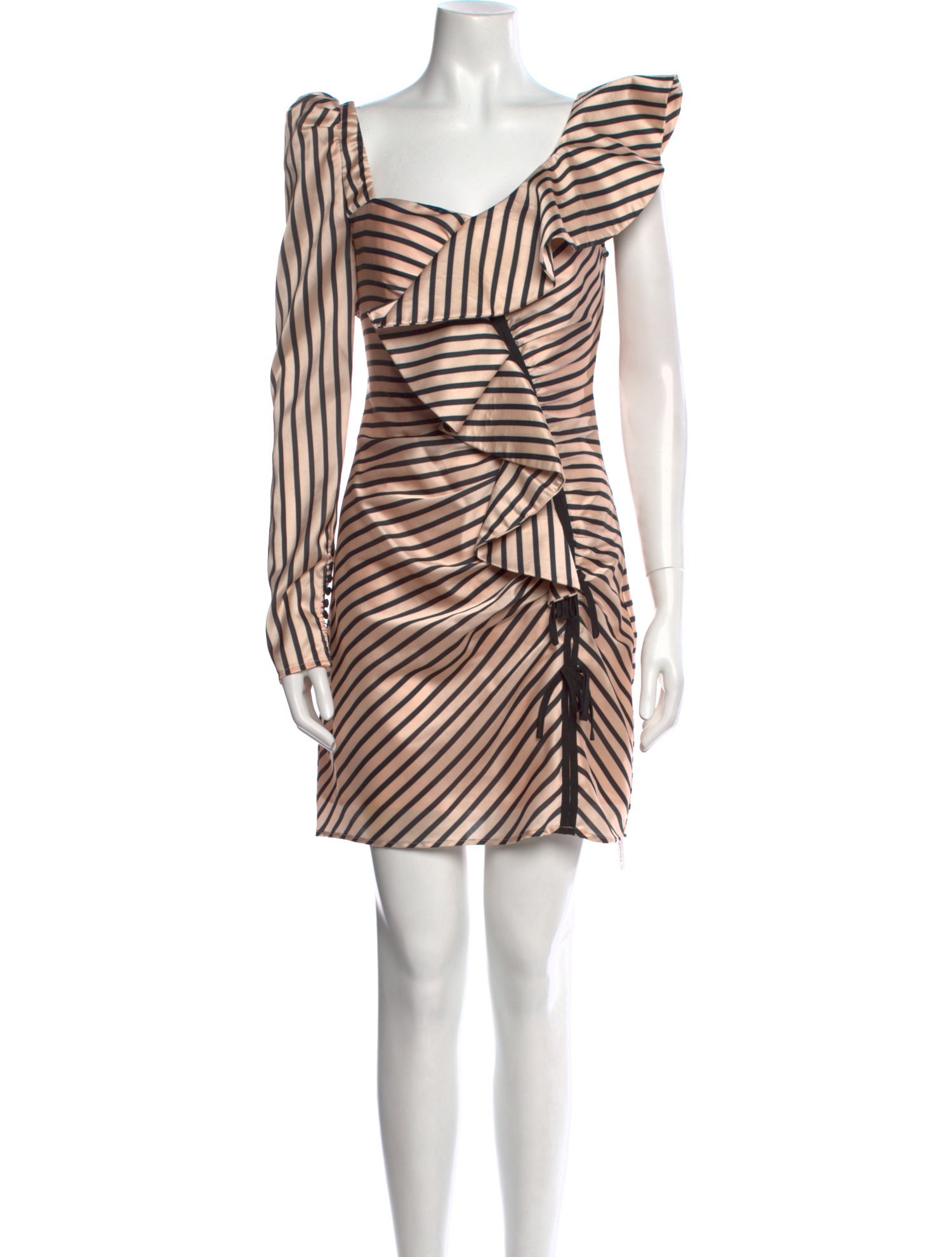 Self-Portrait Striped Mini Dress