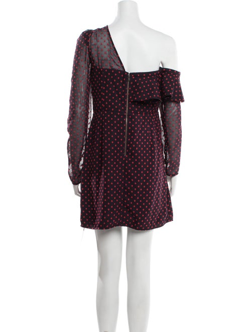 Self-Portrait Polka Dot Print Mini Dress