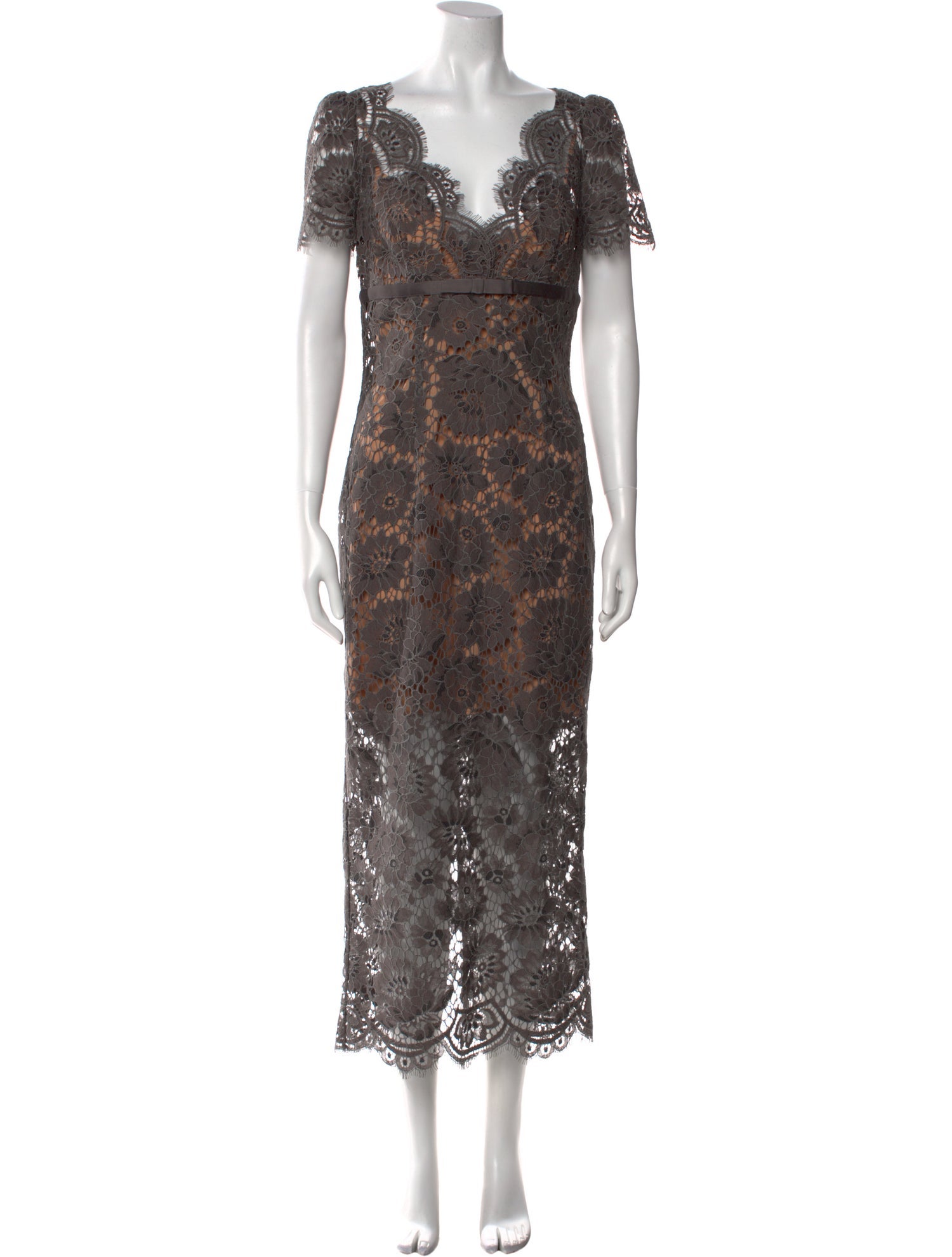 Self-Portrait Lace Long Dress