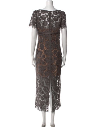 Self-Portrait Lace Long Dress