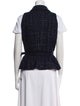 Self-Portrait Tweed Pattern Vest