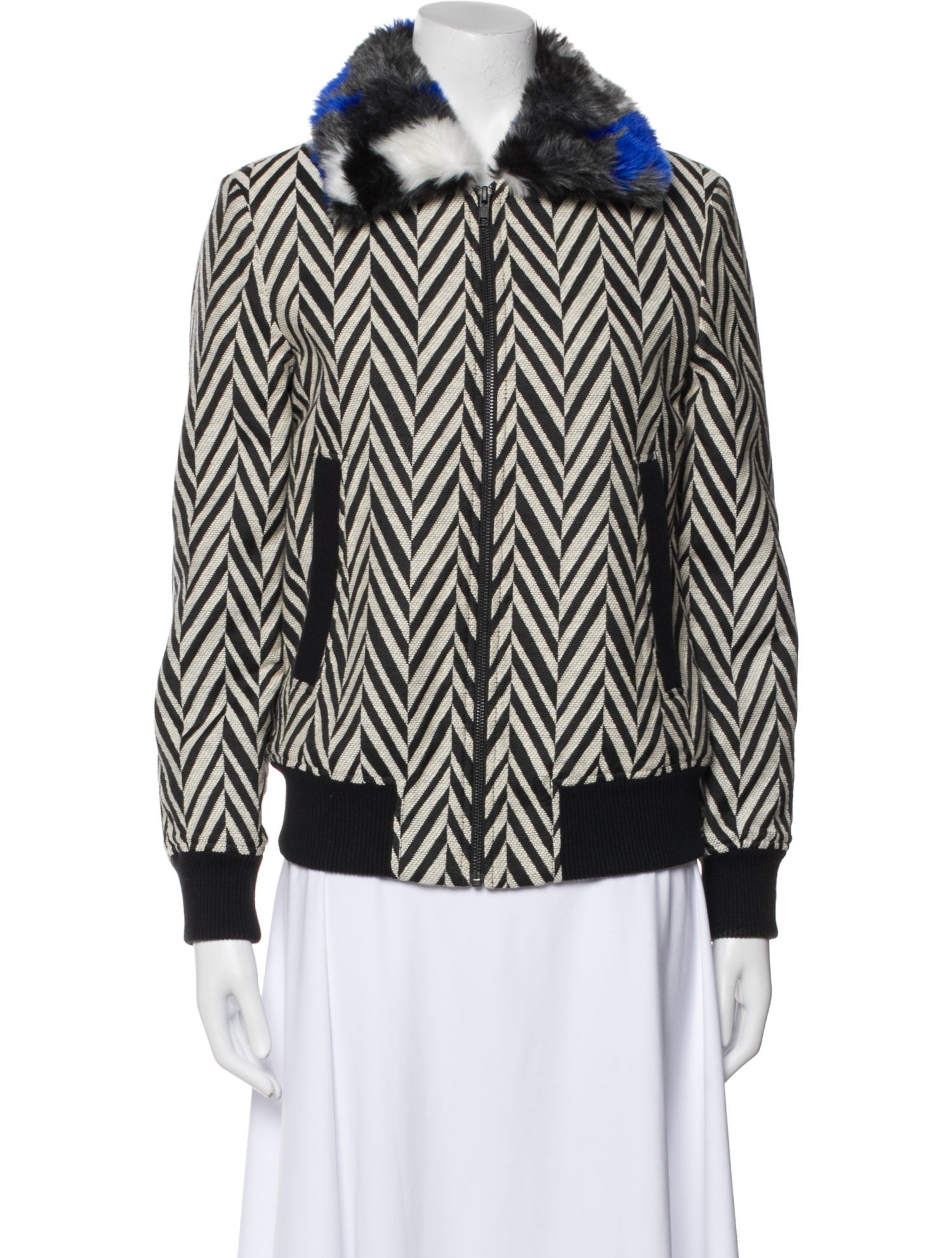 Self-Portrait Printed Jacket