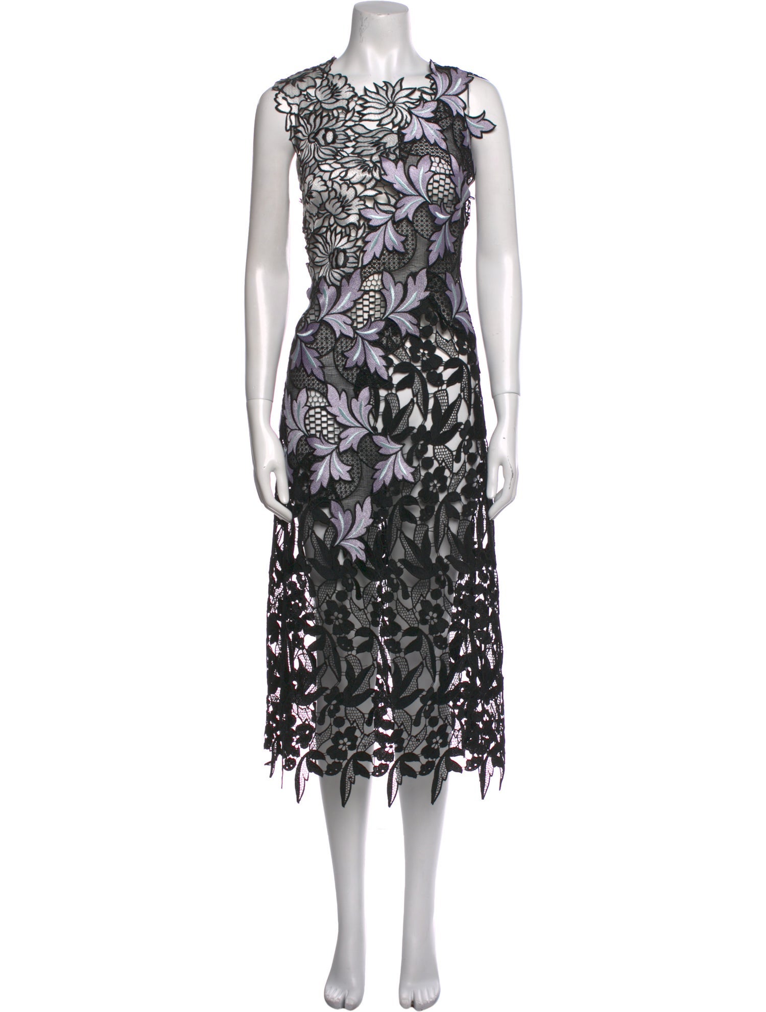 Self-Portrait Lace Long Dress