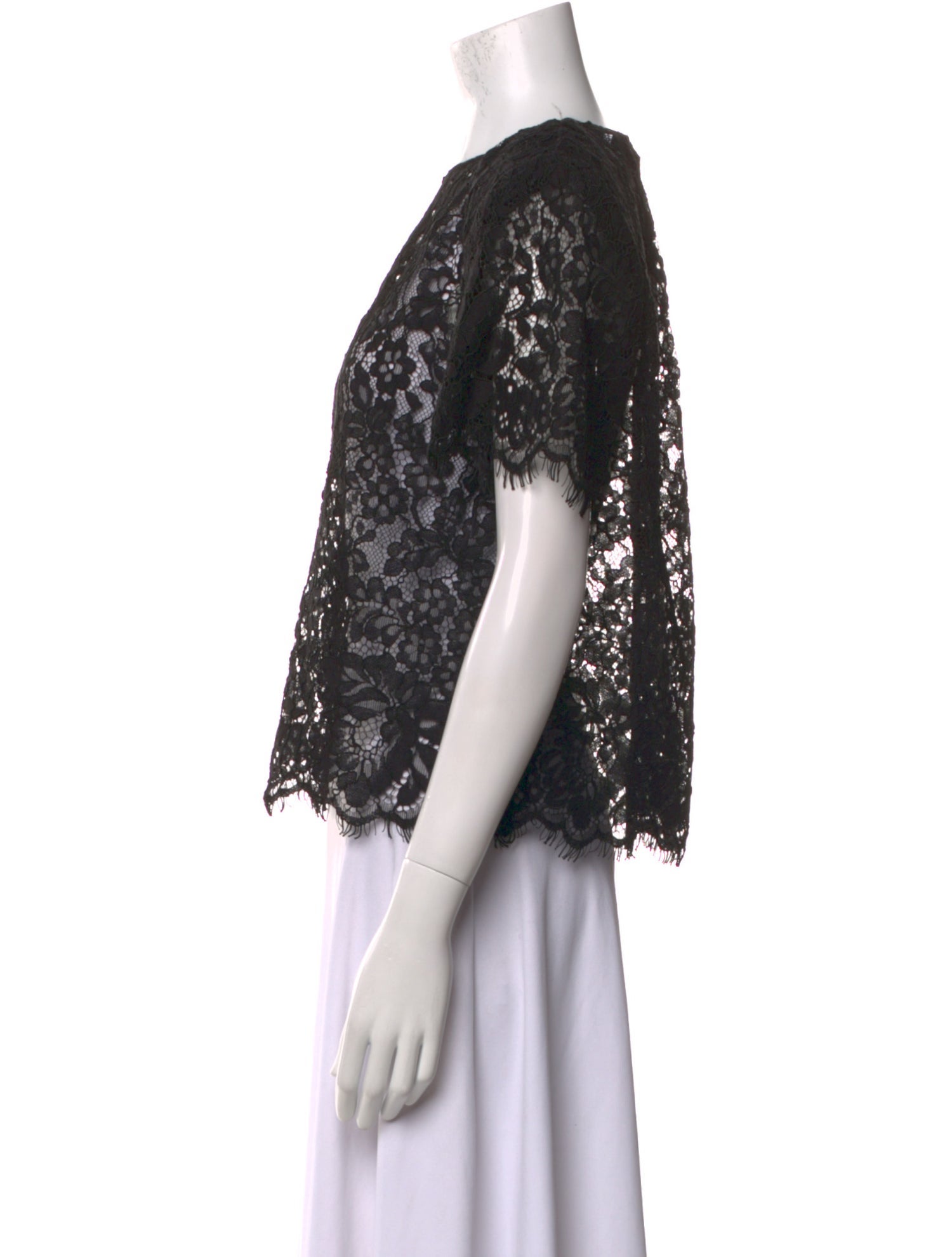 Self-Portrait Lace Lace Pattern Blouse