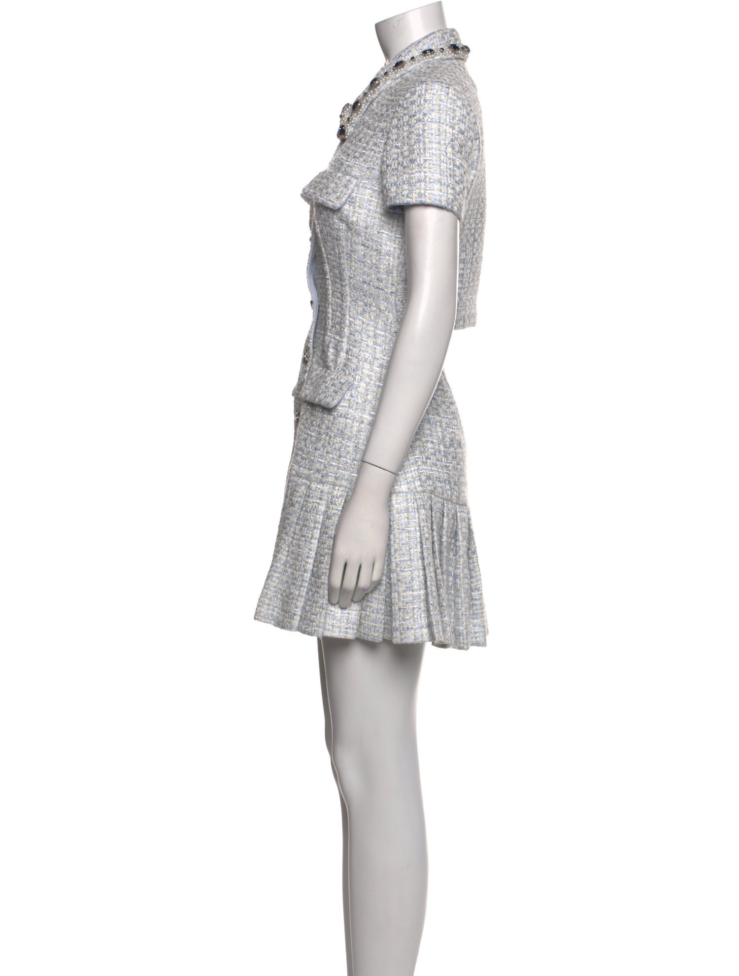 Self-Portrait Printed Mini Dress w/ Tags