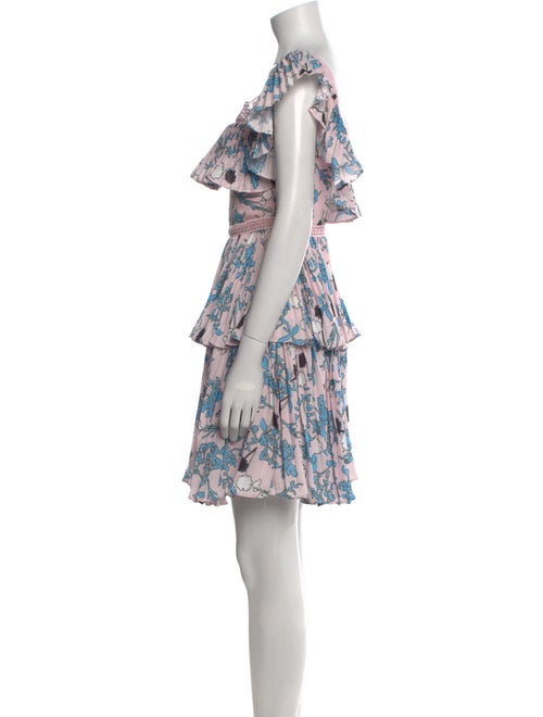 Self-Portrait Floral Print Mini Dress