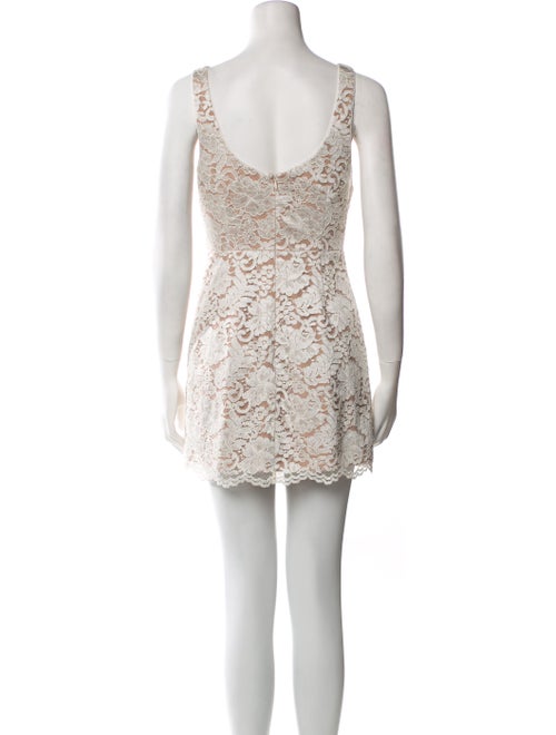 Self-Portrait Lace Mini Dress
