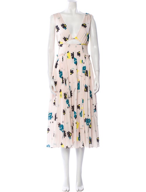 Self-Portrait Floral Print Long Dress