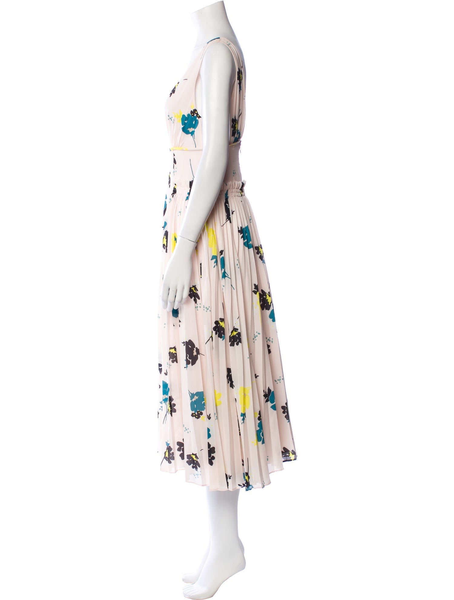 Self-Portrait Floral Print Long Dress