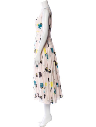 Self-Portrait Floral Print Long Dress